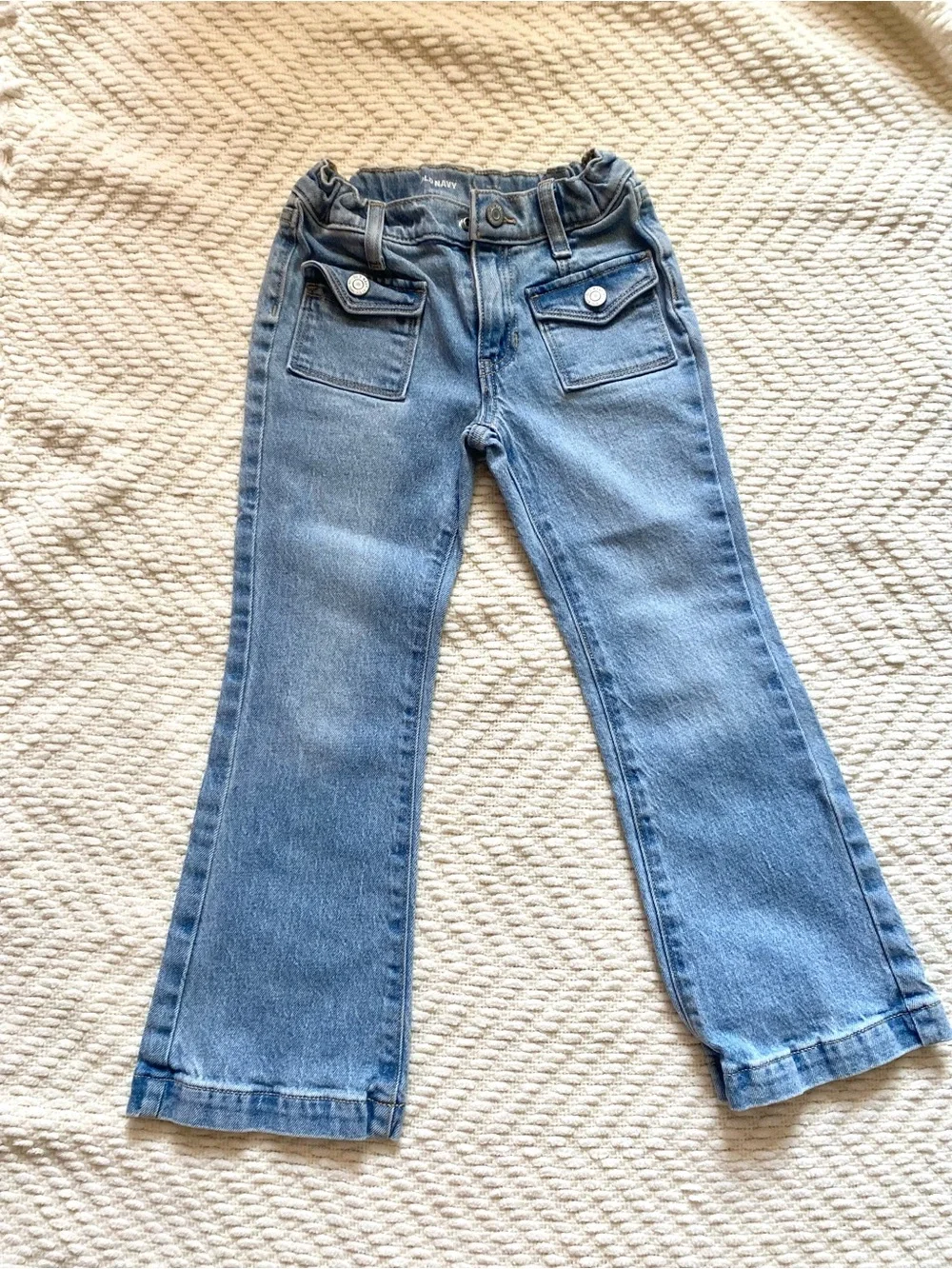 Old Navy High-Waisted Utility Pocket Flare Jeans